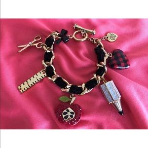 Betsey Johnson School Teacher Charm Bracelet